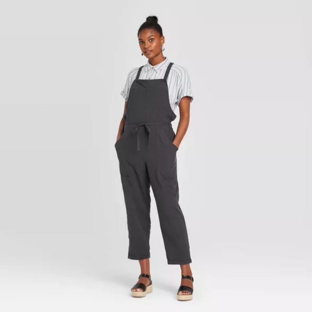 Linen overalls